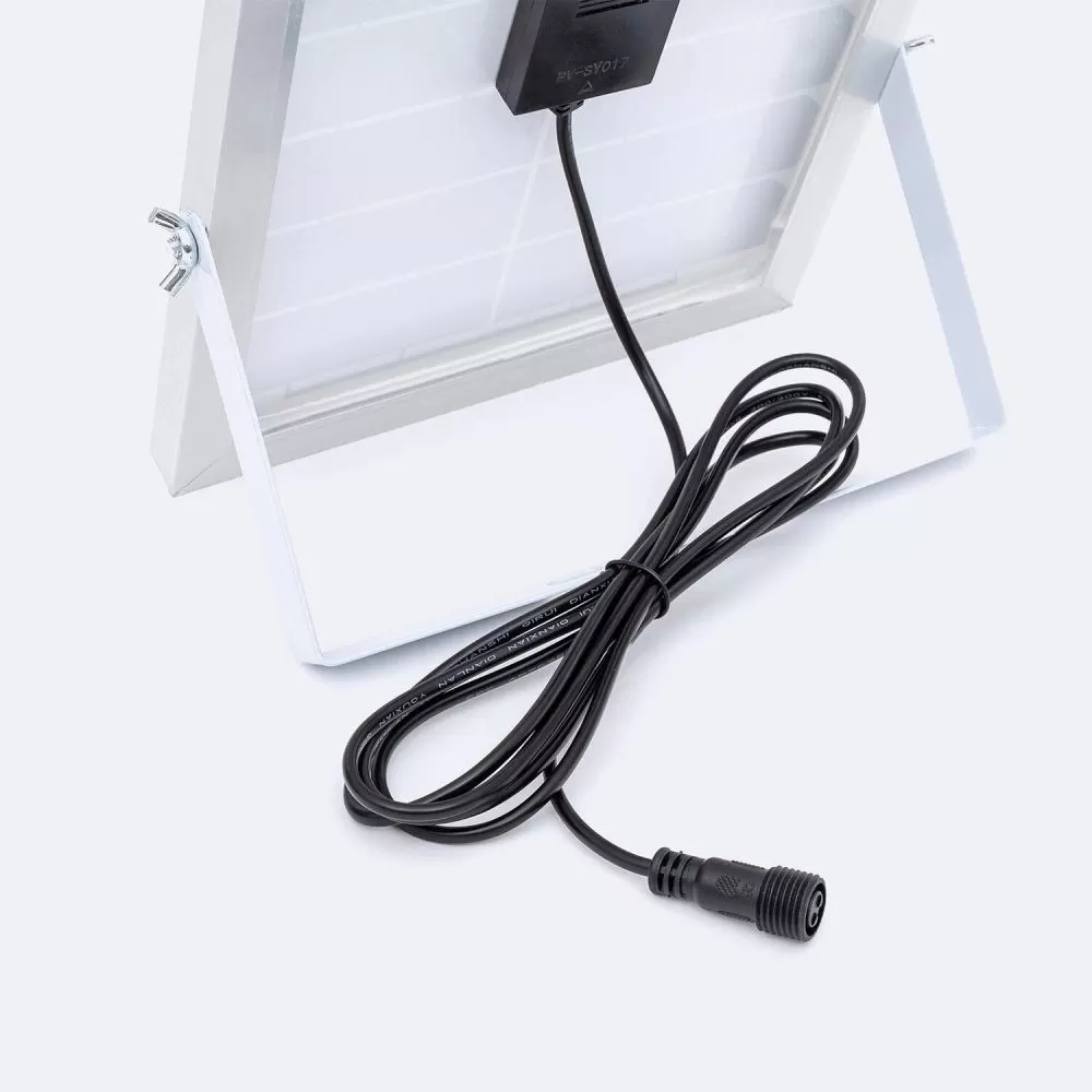 kit-projecteur-solaire-5w-700lm-ip65-telecommande-minuterie