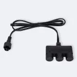 applique-murale-detecteur-exterieure-noire-culot-e27-ip44-220v
