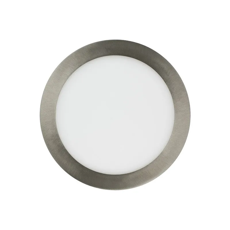 Spot Encastrable led rond inox brossé 15w-1200lm extra plat