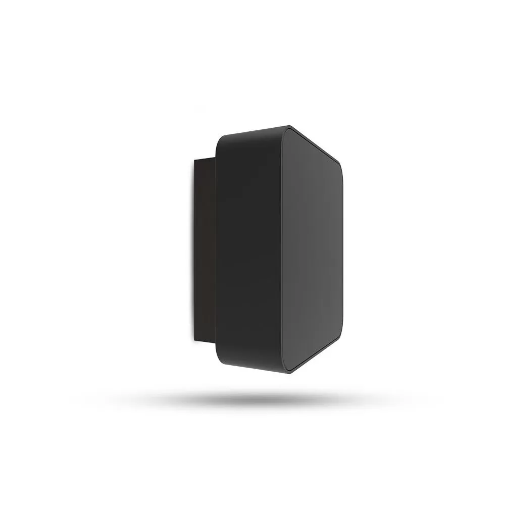 applique-murale-led-carree-10w-3000k-noir-ip65