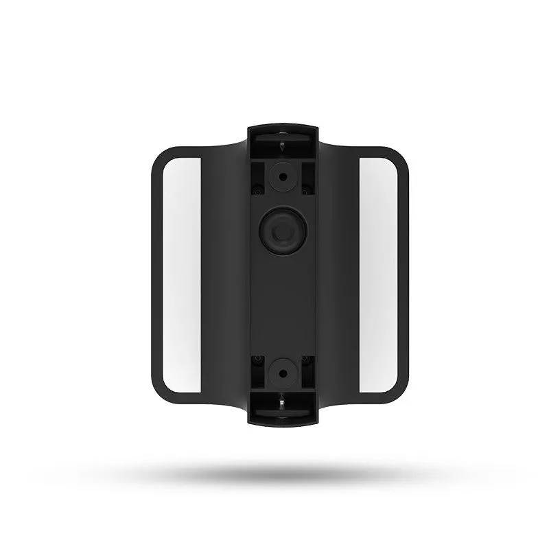 applique-murale-led-ronde-10w-3000k-noir-ip65
