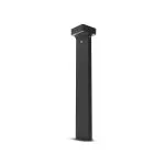 potelet-solaire-led-carre-6w-3000k-noir-950-mm-detecteur-ir