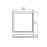 plafonnier-carre-noir-led-175w-1750lm-4000k-ip54-azpo