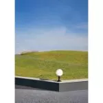 Borne boule CAST IP43 75W E27 Noir - Pas cher