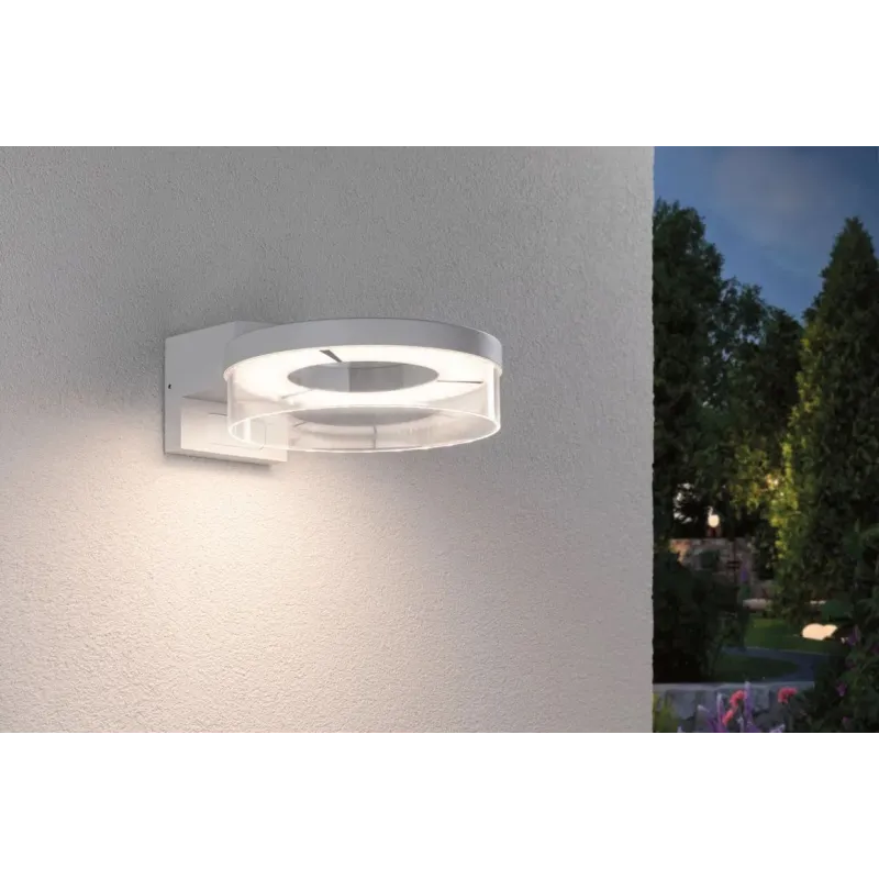 applique-d-exterieur-led-zigbee-capera-detecteur-de-mouvement-ip44-231mm-3000k-800lm-230v-blanche