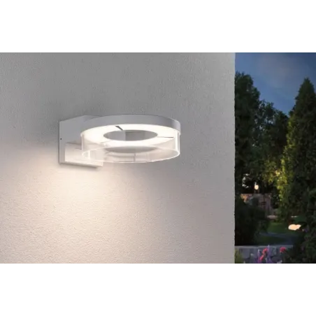 applique-d-exterieur-led-zigbee-capera-detecteur-de-mouvement-ip44-231mm-3000k-800lm-230v-blanche