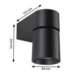 applique-exterieure-led-kimu-ip44-3000k-8w-500lm-230v-70-anthracite