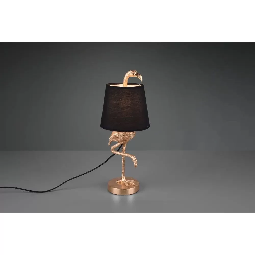 TRIO Lampe de table intérieur or et noir LOLA - Pas cher