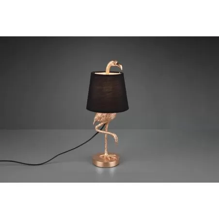 TRIO Lampe de table intérieur or et noir LOLA - Pas cher