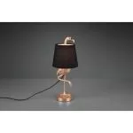 TRIO Lampe de table intérieur or et noir LOLA - Pas cher