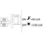 Applique LUNGA excl. 1x E27 · max. 40W Fonte d'aluminium Antracite