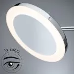 Miroir cosmétique LED Masua IP44 White Switch 55lm 230V 4W Chrome