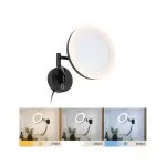 Miroir cosmétique LED Masua IP44 White Switch 55lm 230V 4W noir