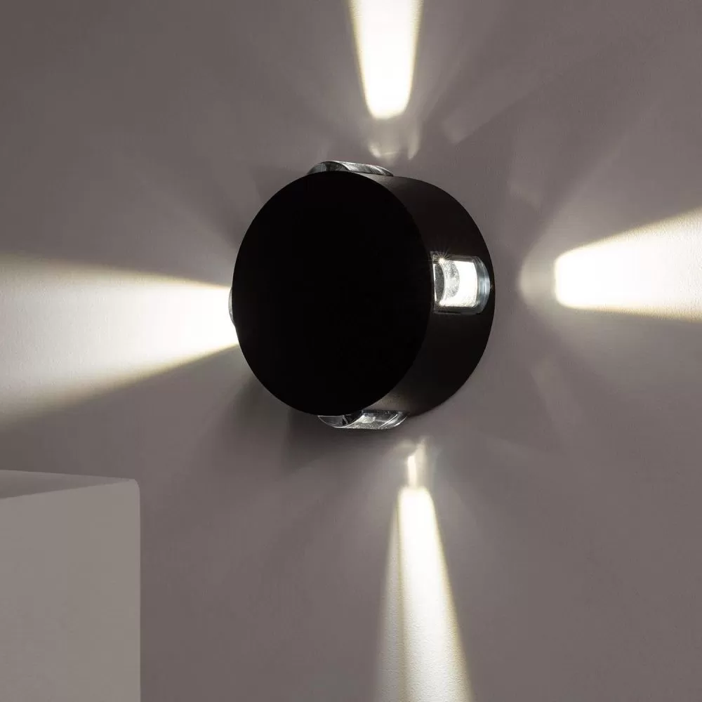 applique-murale-exterieur-noire-etanche-ronde-4-faisceau-led