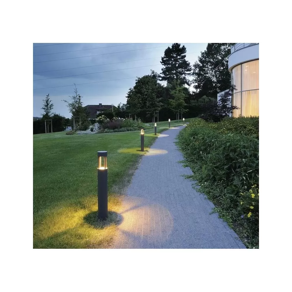 SLOTS 65, borne extérieure, fonte rouillée, LED, 6,3W, 3000K, IP44