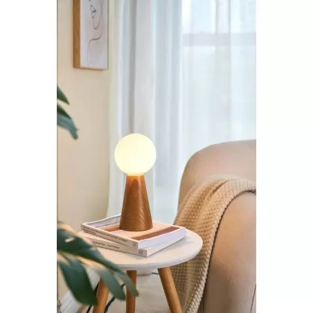Lampe à poser Woody Soul G9 max. 20W Bois/Naturel