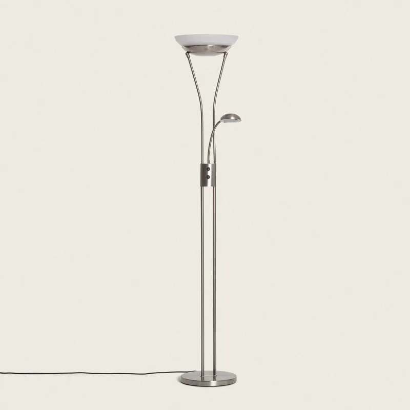 lampadaire-sur-pied-abat-jour-rotin-culot-e27-pied-blanc
