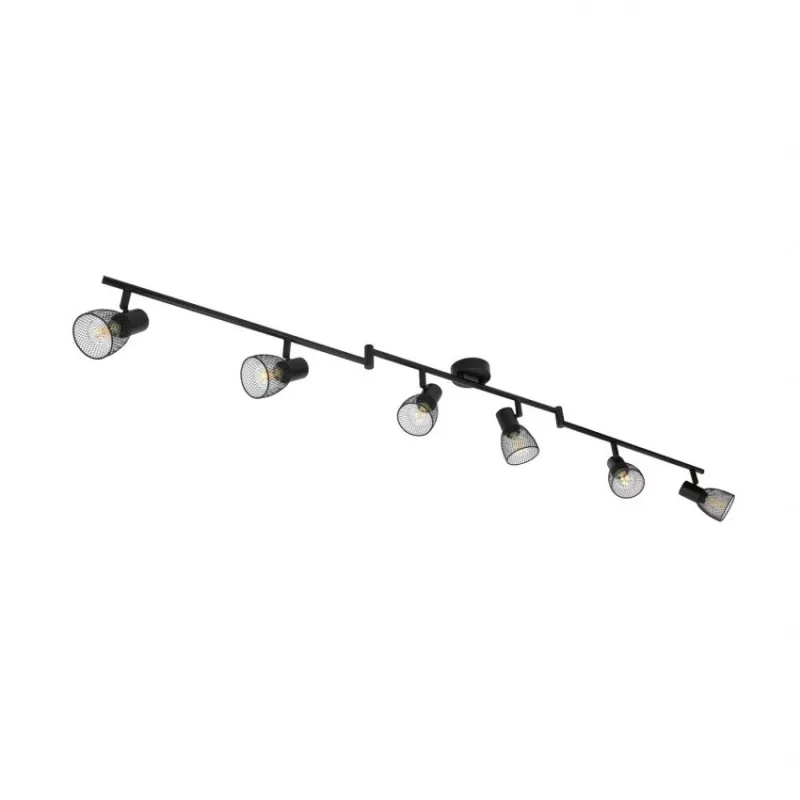 plafonnier-6-tetes-noire-orientables-grille-cage-culot-e14