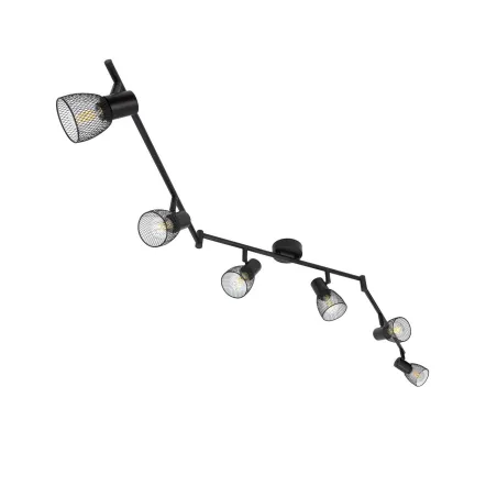 plafonnier-6-tetes-noire-orientables-grille-cage-culot-e14
