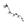 plafonnier-6-tetes-noire-orientables-grille-cage-culot-e14