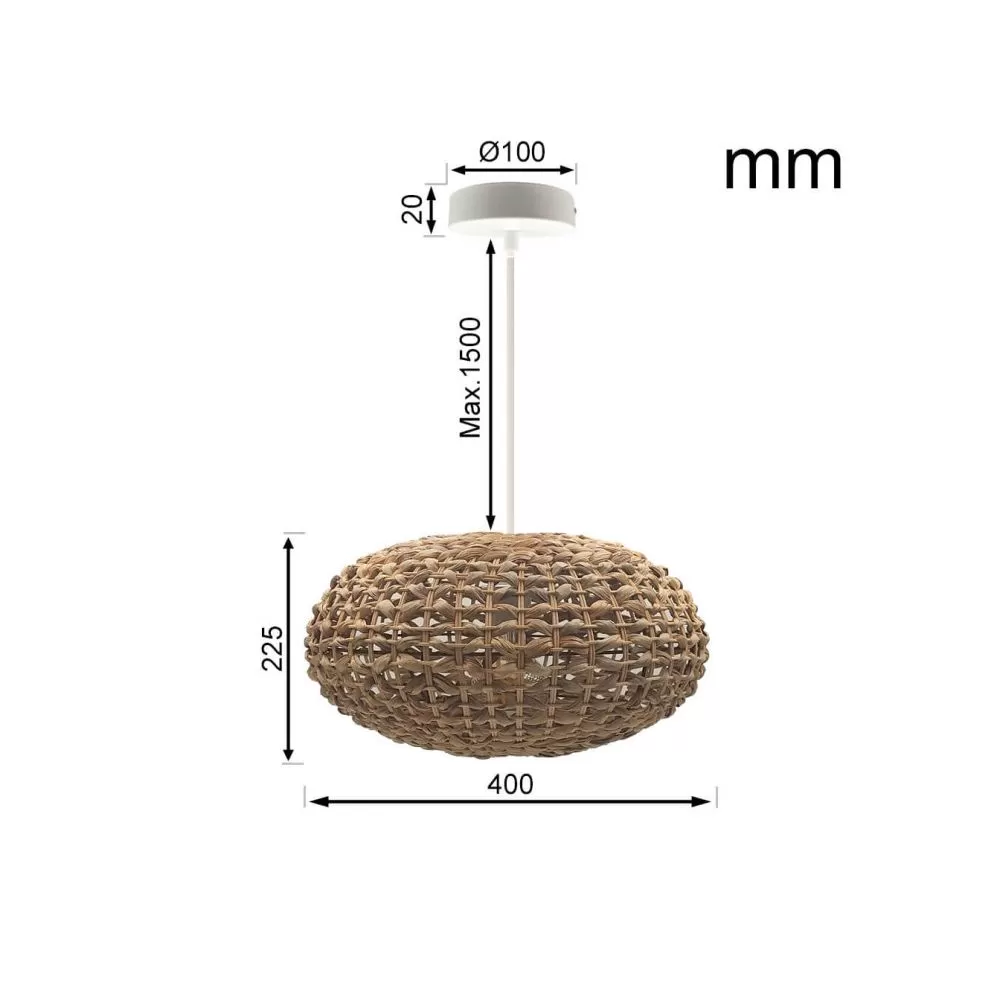 suspension-en-rotin-40cm-ip20-culot-e27