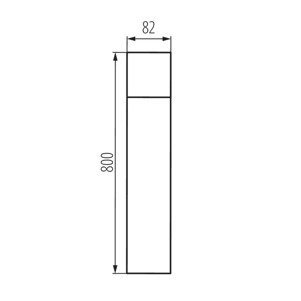 Borne potelet VADRA 80 Luminaire de jardin