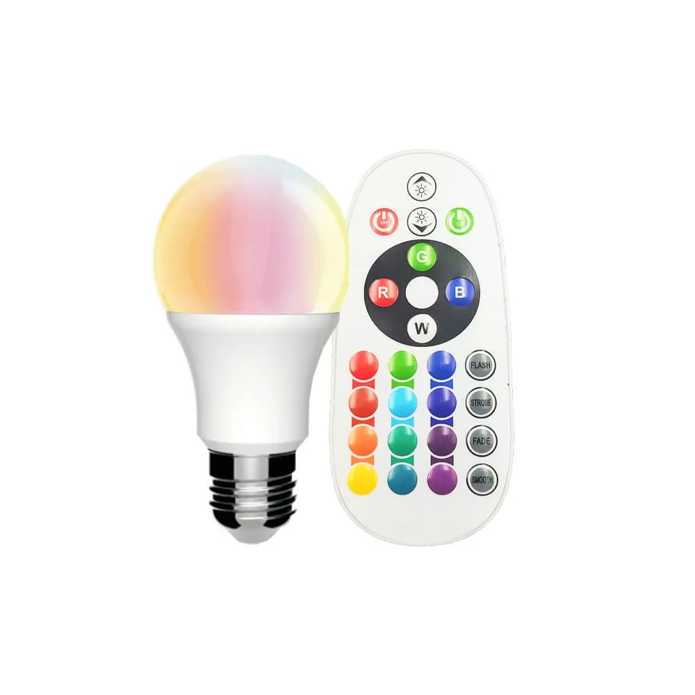ampoule-led-e27-rgbw-10w-700-lumenstelecommande-
