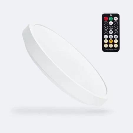 plafonnier-applique-led-18w-ip44-detecteur-de-mouvement-reglable-par-telecommande