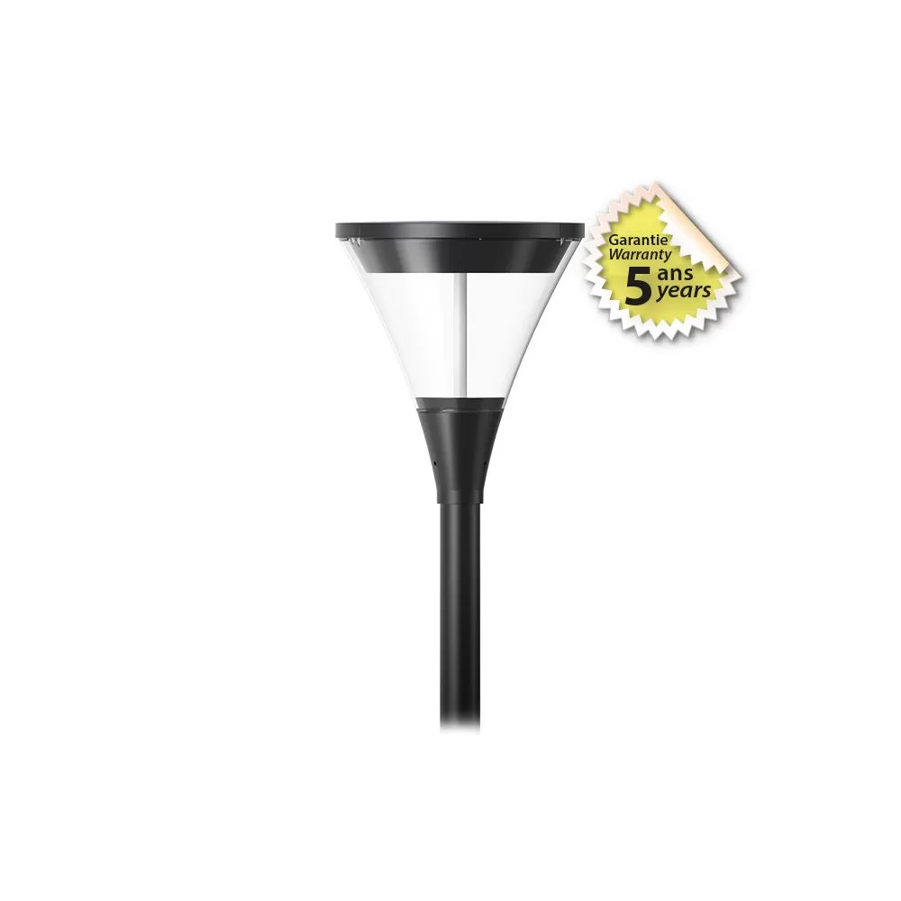 lanterne-sur-mat-led-noir-40w-ip66-ik09-3000k-garantie-5-ans