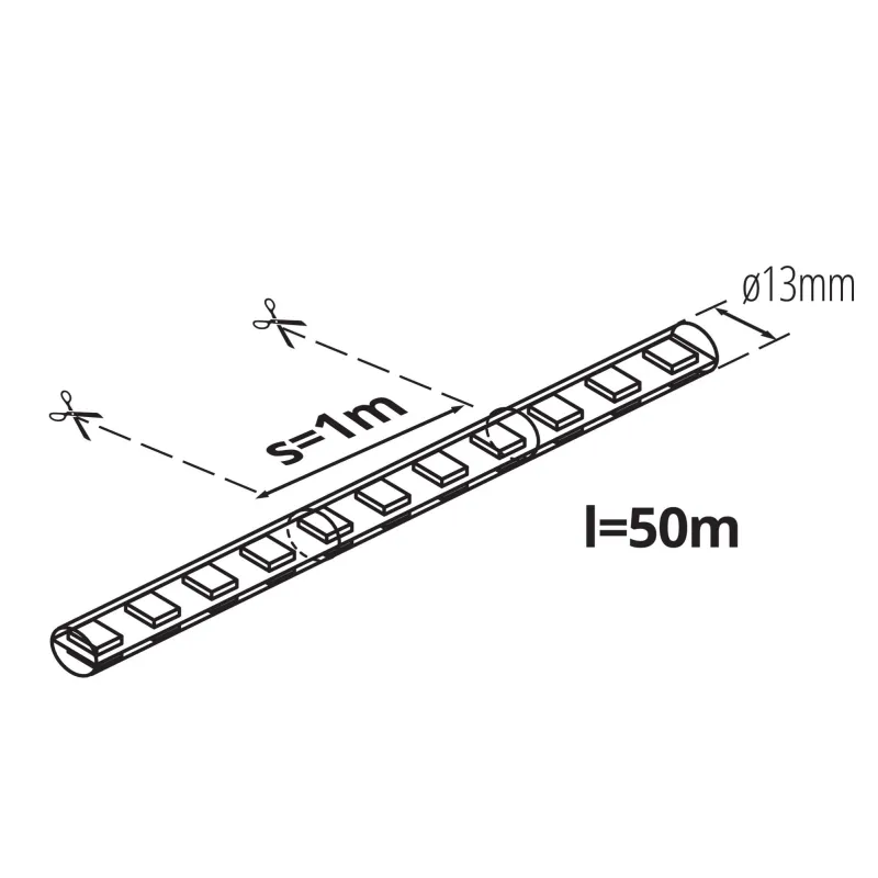 GIVRO LED-6000k 15M Tube flexible LED