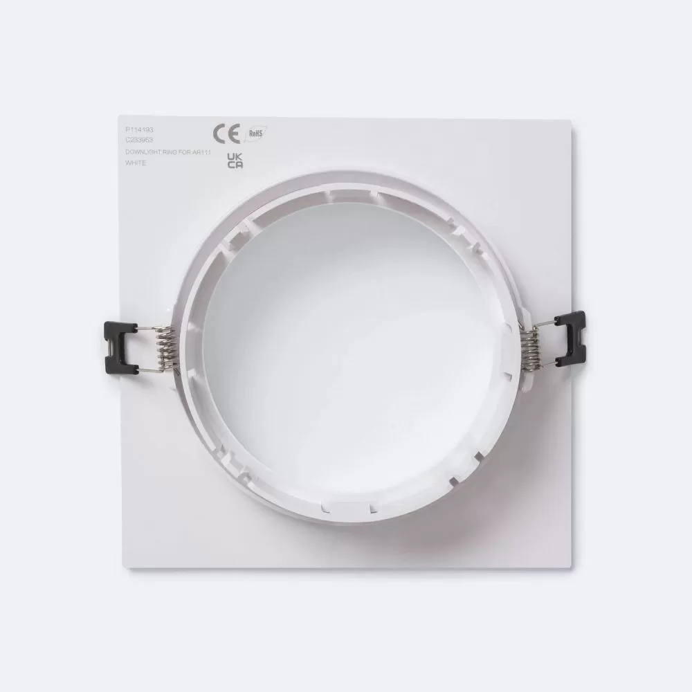 support-encastrable-orientable-carre-blanc-gu10-es111