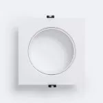 support-encastrable-orientable-carre-blanc-gu10-es111