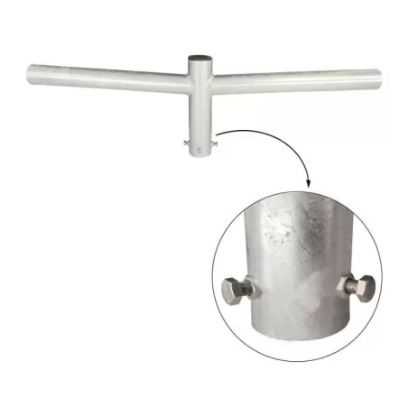 crosse-doubles-pour-mat-poteau-droit-tete-candelabre-eclairage-public-noir