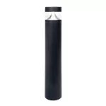 borne-exterieure-20w-led-obus-gris-anthracite-ip65-98cm-220v-2360-lumens-3000k