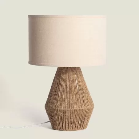 lampe-sur-pied-table-metal-et-lin-abat-jour-culot-e27