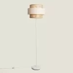 lampadaire-sur-pied-abat-jour-rotin-culot-e27-pied-blanc