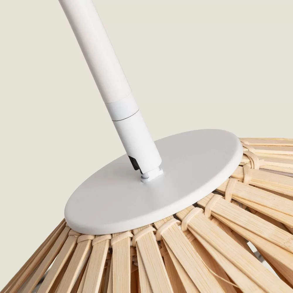 lampadaire-sur-pied-abat-jour-bambou-culot-e27-pied-blanc