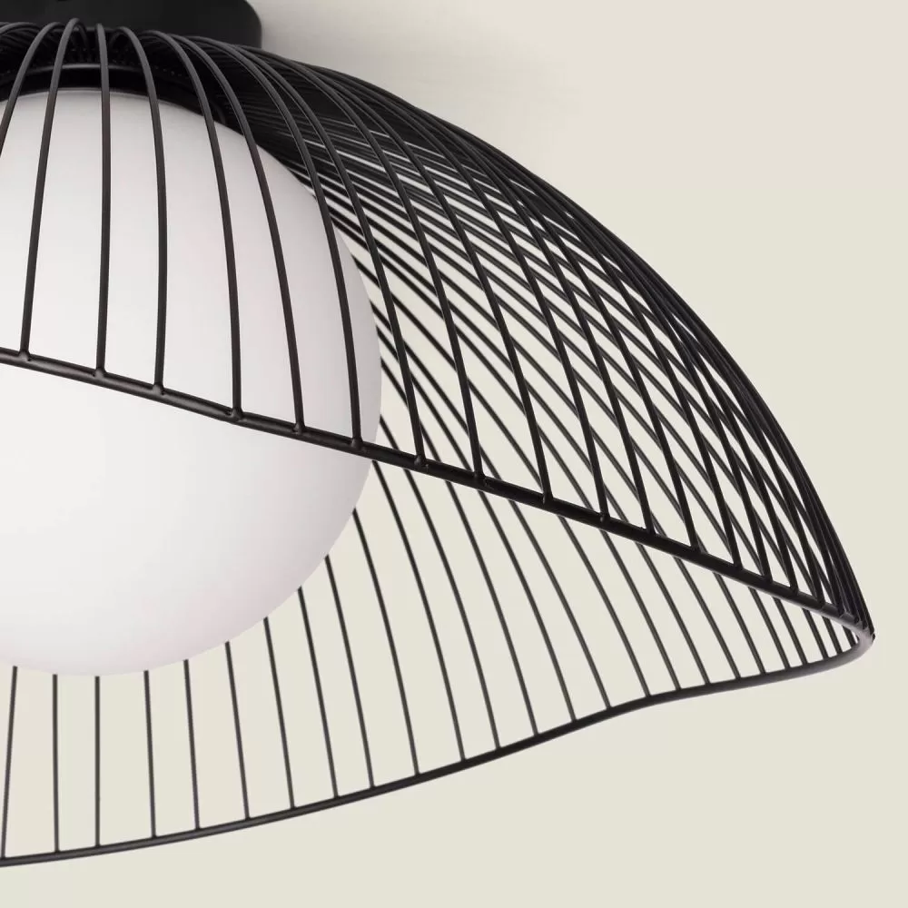 plafonnier-metal-dore-et-cloche-verre-culot-e27-interieur-reflecteur