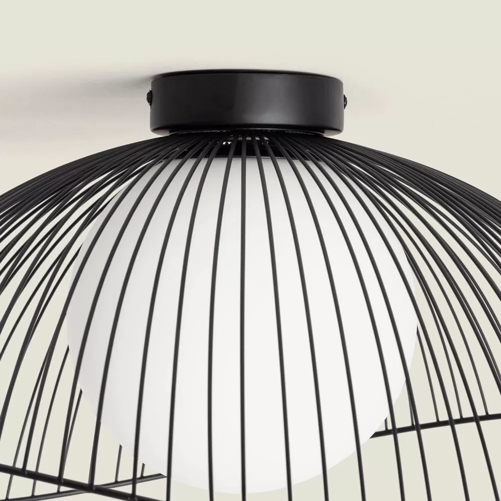 plafonnier-metal-dore-et-cloche-verre-culot-e27-interieur-reflecteur
