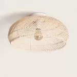 plafonnier-suspension-rotin-culot-e27-fixation-cable-blanc