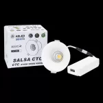 SPOT SALSA Spot 9W blanc recouvrable CTC 2700/3000/4000K-rt2012-re2020