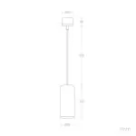 suspension-noire-spot-gu10-led