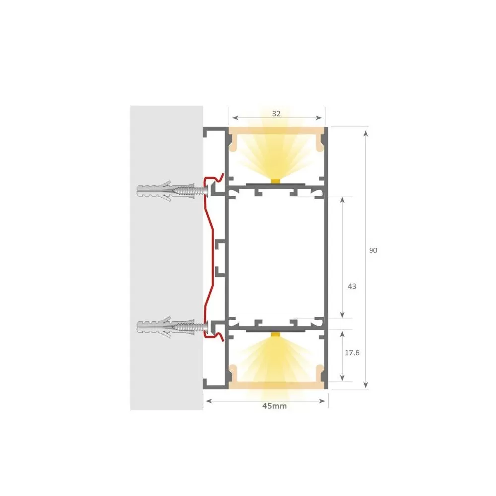 applique-barre-aluminium-profile-led-variable-ip54-50cm-100cm-150cm-200cm-blanc