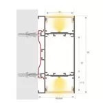 applique-barre-aluminium-profile-led-variable-ip54-50cm-100cm-150cm-200cm-blanc