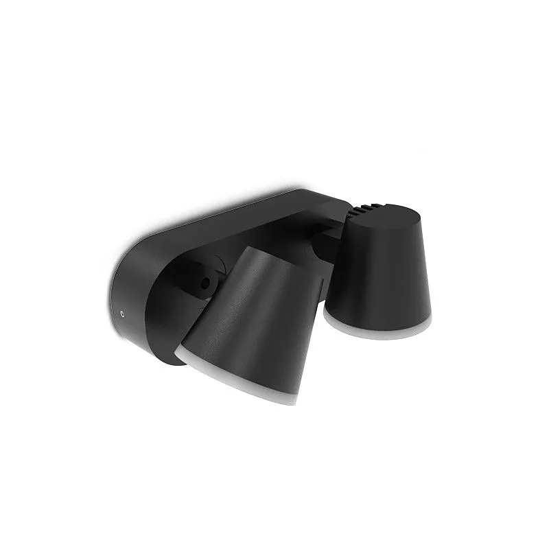 applique-murale-double-orientable-led-noir-detecteur-ir-20w-3000k