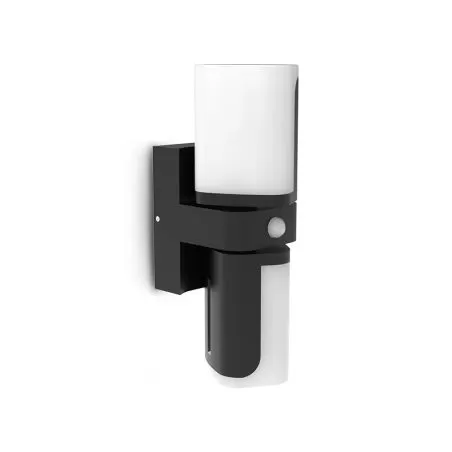 applique-murale-orientable-double-led-noir-125w-3000k-detecteur-ir