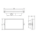 projecteur-led-10w-noir-avec-connecteur-direct-cable-presse-etoupe-ip65-878-lumens-cct