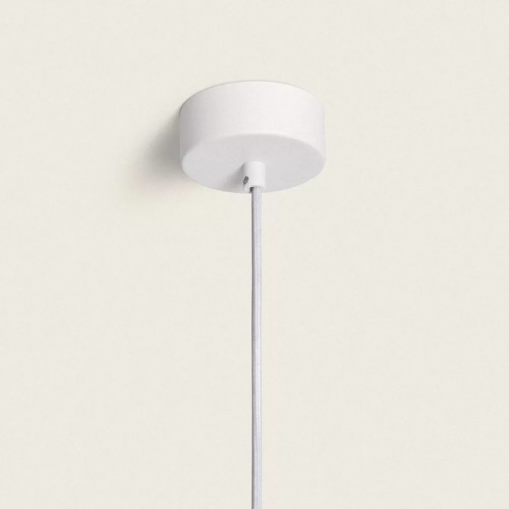 suspension-blanche-luminaire-suspendu-platre-conique