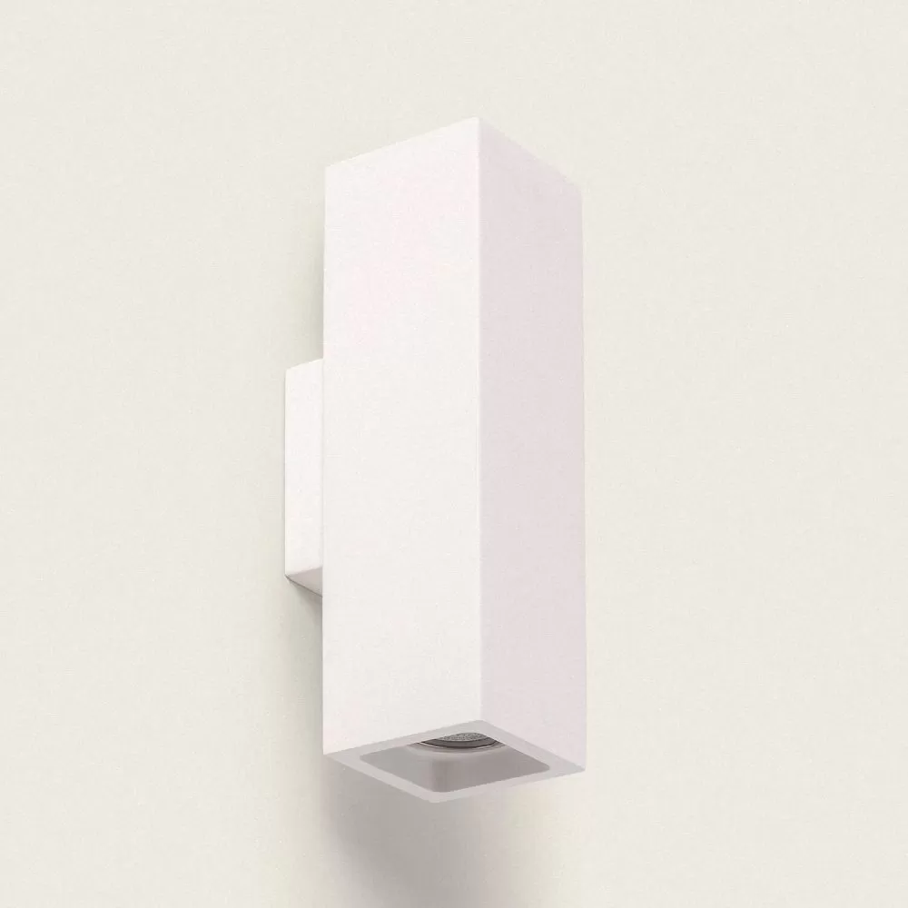applique-platre-carre-double-culot-gu10-blanc
