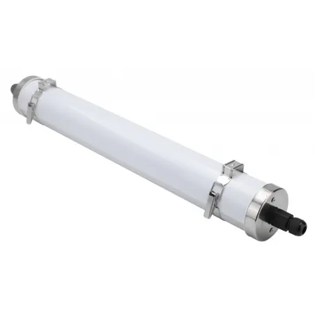 Réglette tubulaire led intégrées 60cm-23w-ip66-2200 lumens-cct-3000k-4000k